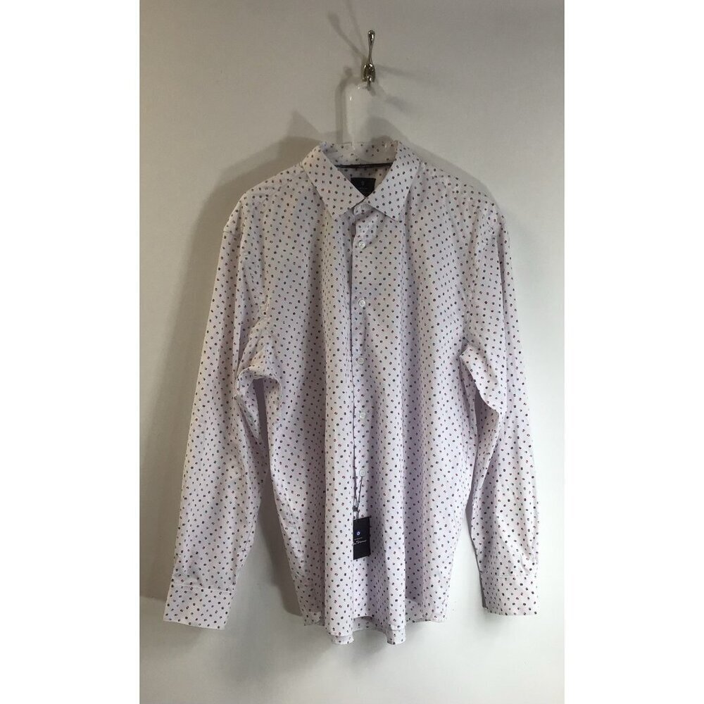 NWT Sexy Ben Sherman XL Button Down Shirt Geo Print 💜